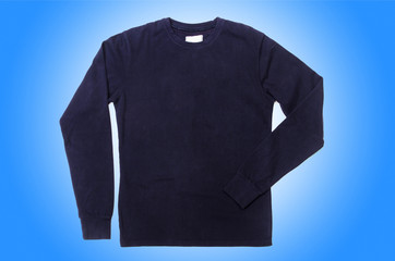 Male sweater isolated on the white