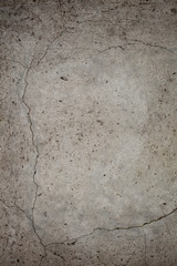 Grunge concrete cement wall with crack in industrial building, g