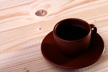 Coffee cup on the table