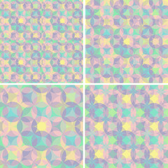 abstract retro geometric pattern