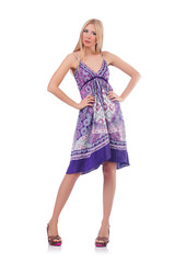 Woman in fashion clothing concept