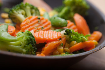 fried vegetables