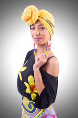 Girl preparing for summer vacation