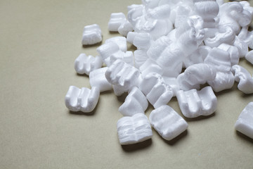 white packaging filling