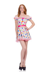 Young woman in fashion concept