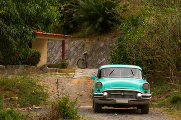 Classic old car in Cuba