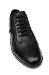 Male shoes isolated on white background