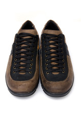 Male shoes isolated on white background