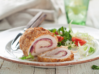 stuffed chicken  breast