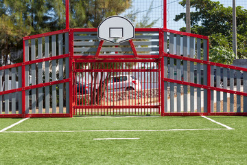 terrain de basket-ball