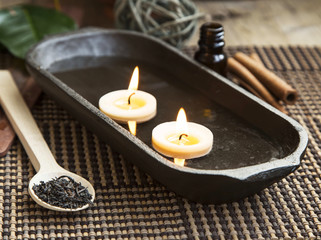 Spa Floating Burning Candles
