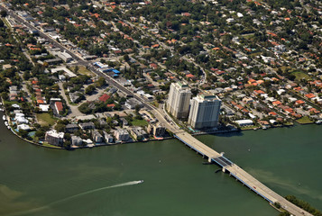 Waterfront homes in Miami