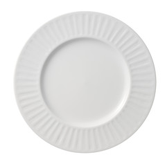 white plate