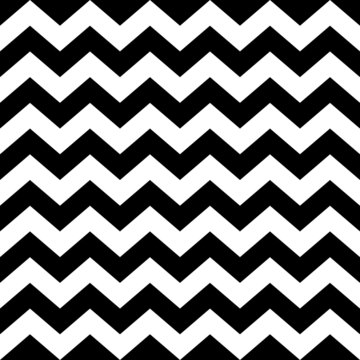 Seamless zig zag pattern in black and white