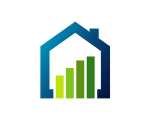 Fototapeta premium home ascending graphic
