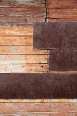 Old Shabby Wooden Planks with cracked color Paint