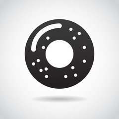 Donut vector icon.