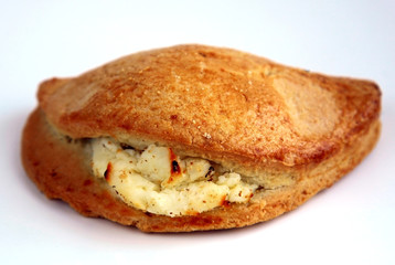 Russian pie with fresh cheese