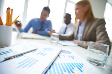 Fototapeta premium Spreadsheets