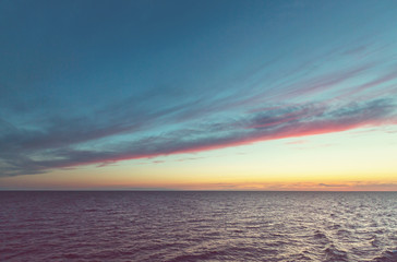 Fototapeta na wymiar Sea sunset