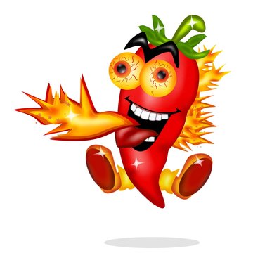 peperoncino piccante fuoco