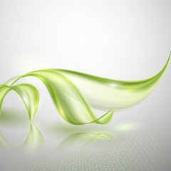 Abstract wave spring background