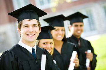 Graduation: Line of Smart Students
