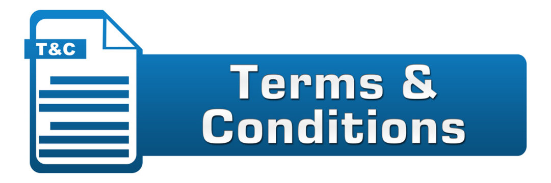 Terms And Conditions File Icon Horizontal
