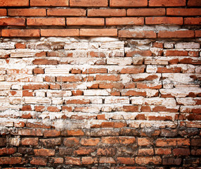 Old red brick walls