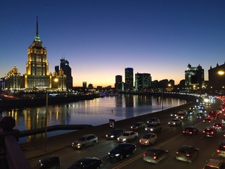 закат над Москвой-рекой