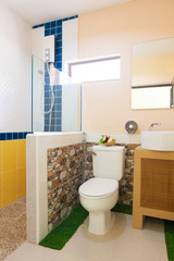 Toilet and bathroom