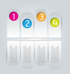 Infographics template for banners, website templates
