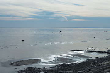 Calm at Baltic sea.