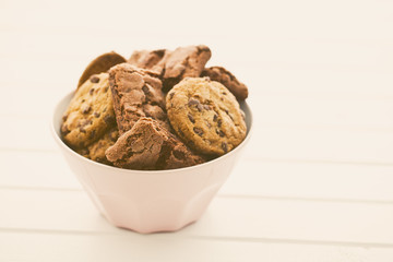 chocolate cookies and brownies