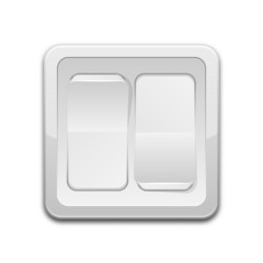 Vector double light switch icon