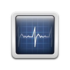 Vector diagnostic monitor icon
