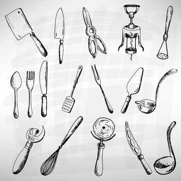 Cutlery set.