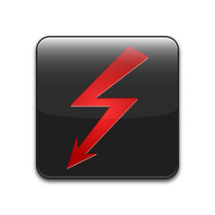 Vector high voltage sign or icon