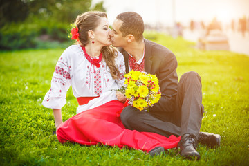 Fototapeta premium Ukrainian wedding