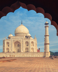 Fototapeta premium Taj Mahal, Agra, Uttah Pradesh, India