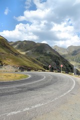 Fototapeta premium Romania mountain road - Transfagarasan Route