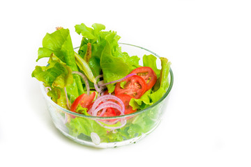 Greek Salad mixed with vegetable