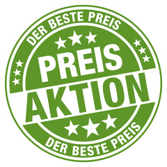 Preisaktion - der beste Preis - Stempel