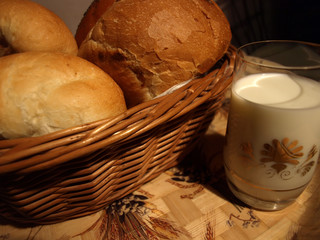 milk bread basket