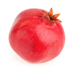 Pomegranate fruit isolated