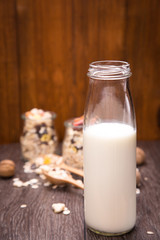 milk with myusli