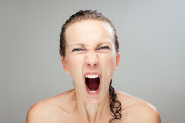 Angry woman