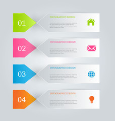 Infographics template for banners, website templates and designs