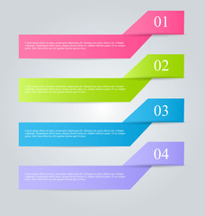 Infographics template for banners, website templates and designs