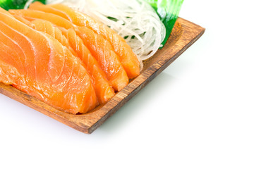Salmon sashimi